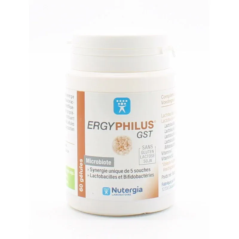 Nutergia ErgyPhilus GST 60 gélules - Univers Pharmacie