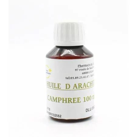 Univers Pharmacie Huile d'Arachide Camphrée 100ml