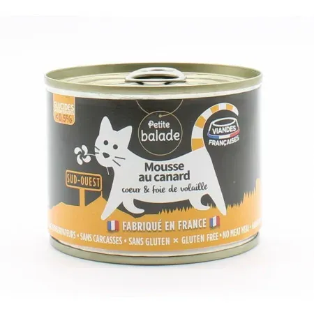 Petite Balade Mousse au Canard Chat 200g