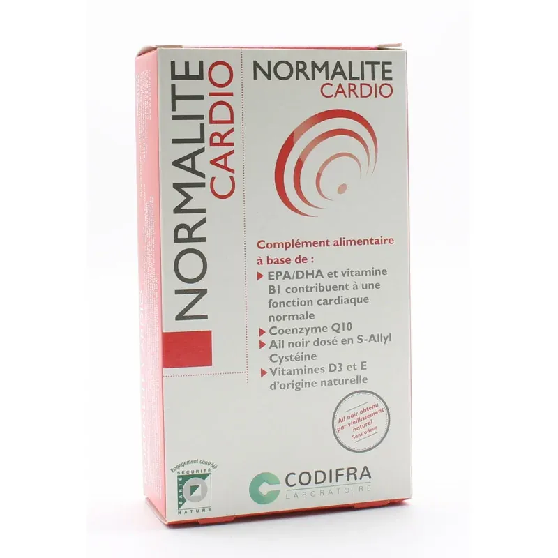 Codifra Normalité Cardio 30 capsules 30 capsules - Univers Pharmacie