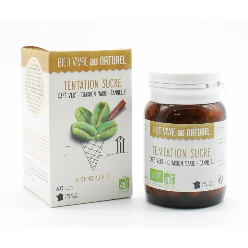 Bien Vivre au Naturel Tentation Sucre 40 gélules - Univers Pharmacie