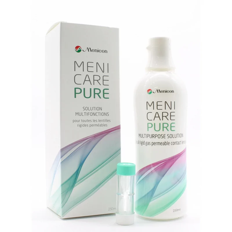 Menicon MeniCare Pure Solution Multifonctions 250ml - Univers Pharmacie