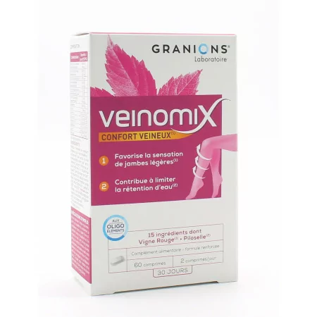 Granions Veinomix 60 comprimés - Univers Pharmacie