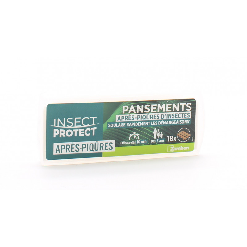Insect Protect Après-piqûres 18 pansements - Univers Pharmacie