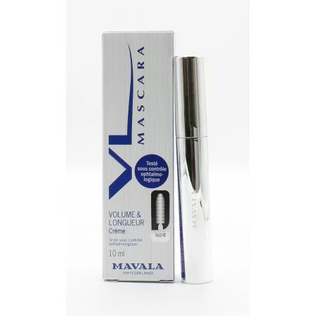 Mavala Mascara Volume & Longueur Crème Noir 10ml - Univers Pharmacie