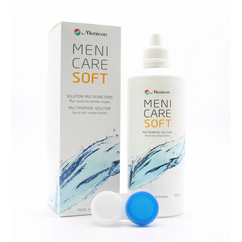 Menicon MeniCare Soft Solution Multifonctions 360ml - Univers Pharmacie