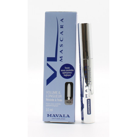 Mavala Mascara Volume & Longueur Waterproof Noir 10ml - Univers Pharmacie