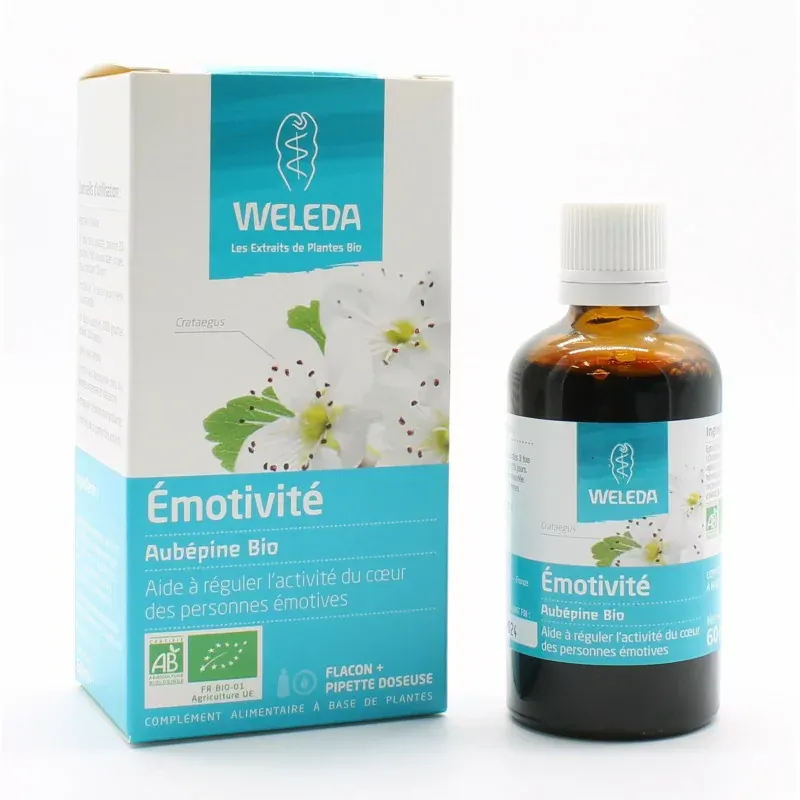 Weleda Émotivité Aubépine Bio 60ml - Univers Pharmacie