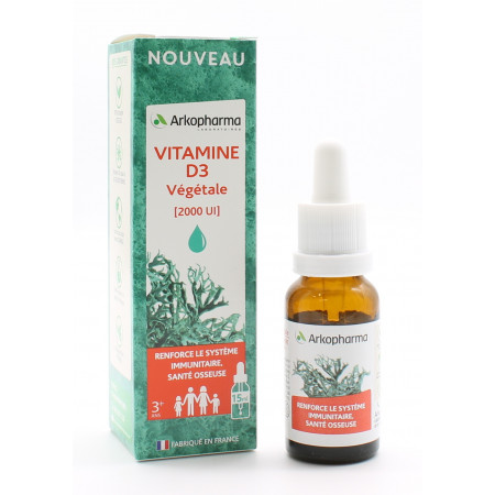 Arkopharma Vitamine D3 Végétale [2000 UI] 15ml