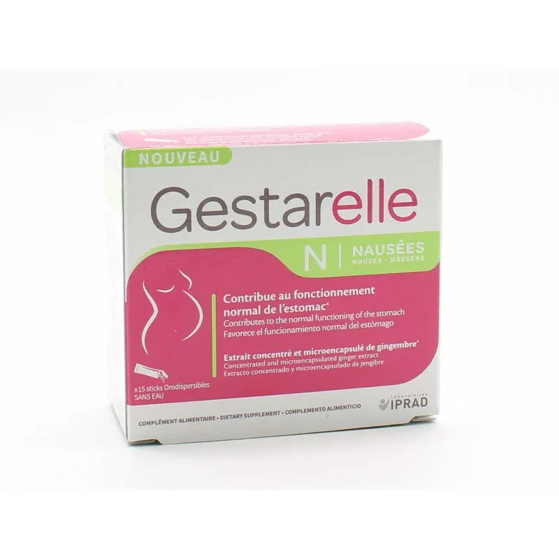 Gestarelle Nausées 15 sticks orodispersibles - Univers Pharmacie