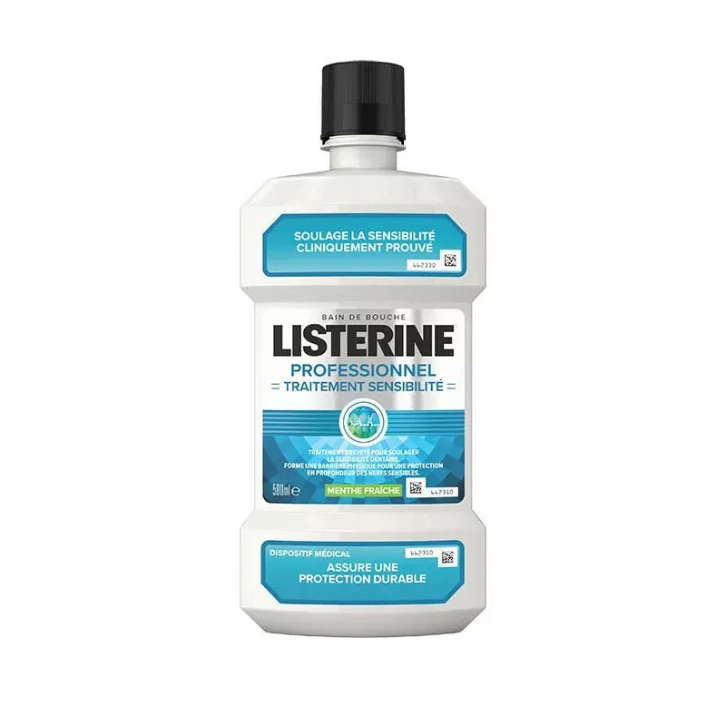 Listerine Traitement Sensibilité Bain de Bouche 500ml - Univers Pharmacie