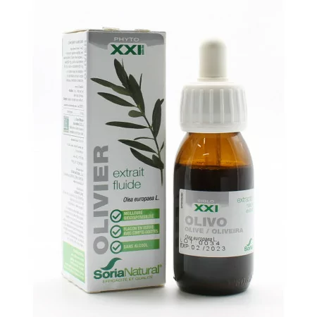 Soria Natural Extrait Fluide Olivier 50ml - Univers Pharmacie