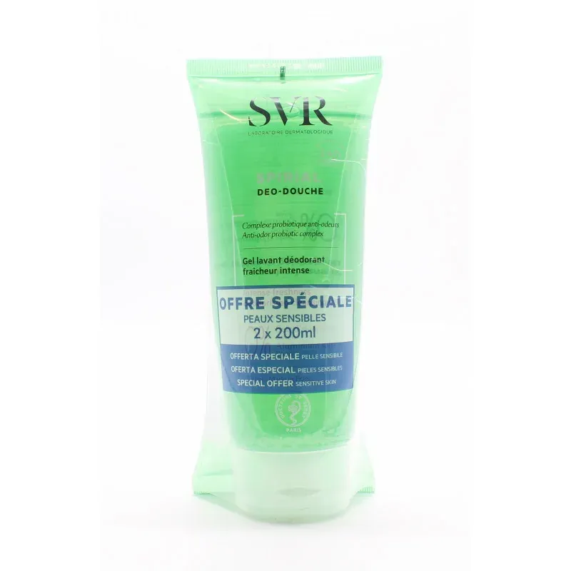 SVR Spirial Deo-douche Gel Lavant Déodorant 24H 400ml