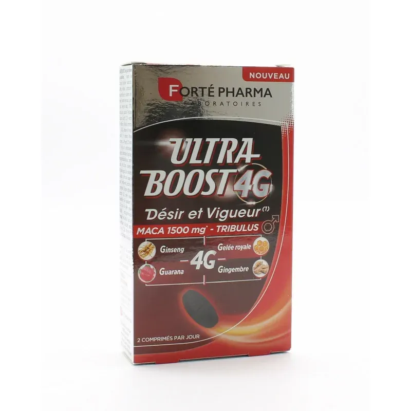 Forté Pharma Ultra Boost 4G Désir et Vigueur 30 comprimés - Univers Pharmacie