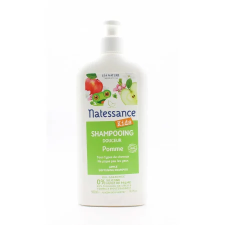 Natessance Kids Shampooing Douceur Pomme 500ml - Univers Pharmacie