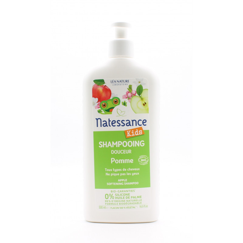 Natessance Kids Shampooing Douceur Pomme 500ml - Univers Pharmacie Natessance Kids Shampooing Douceur Pomme 500ml - Univers Pharmacie