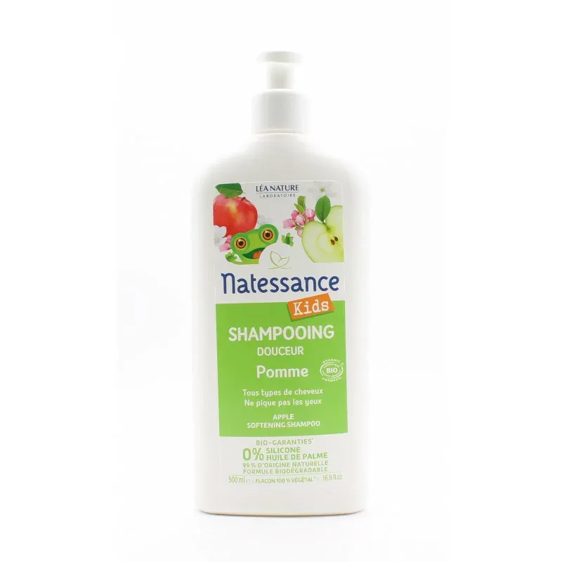 Natessance Kids Shampooing Douceur Pomme 500ml - Univers Pharmacie Natessance Kids Shampooing Douceur Pomme 500ml - Univers Pharmacie
