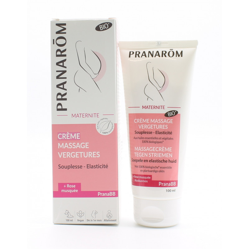 Pranarôm PranaBB Maternité Crème Massage Vergetures 100ml - Univers Pharmacie
