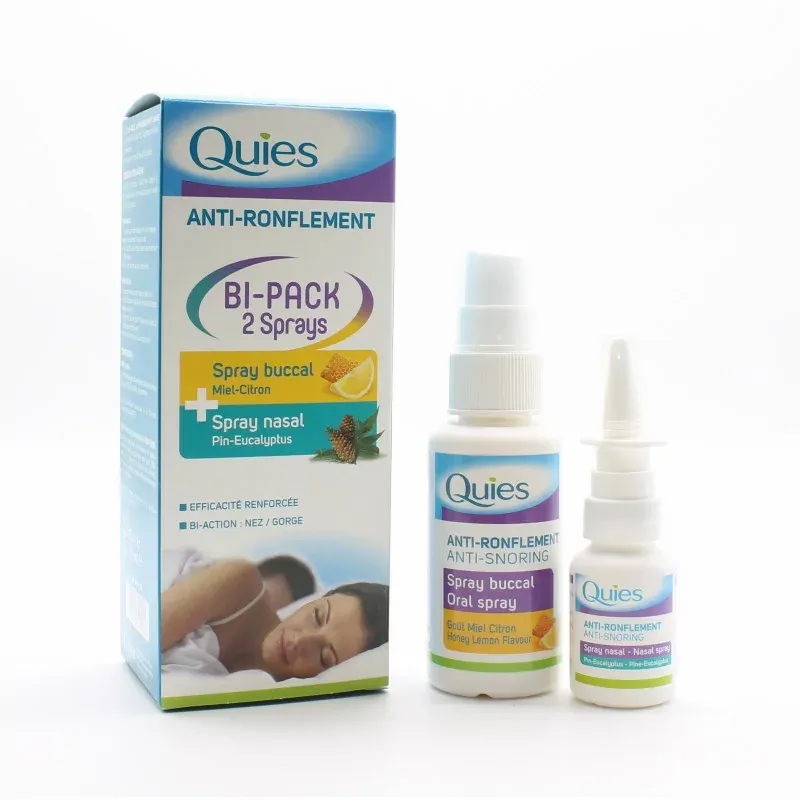 Quies Anti-ronflement Bi-Pack 2 Sprays - Univers Pharmacie