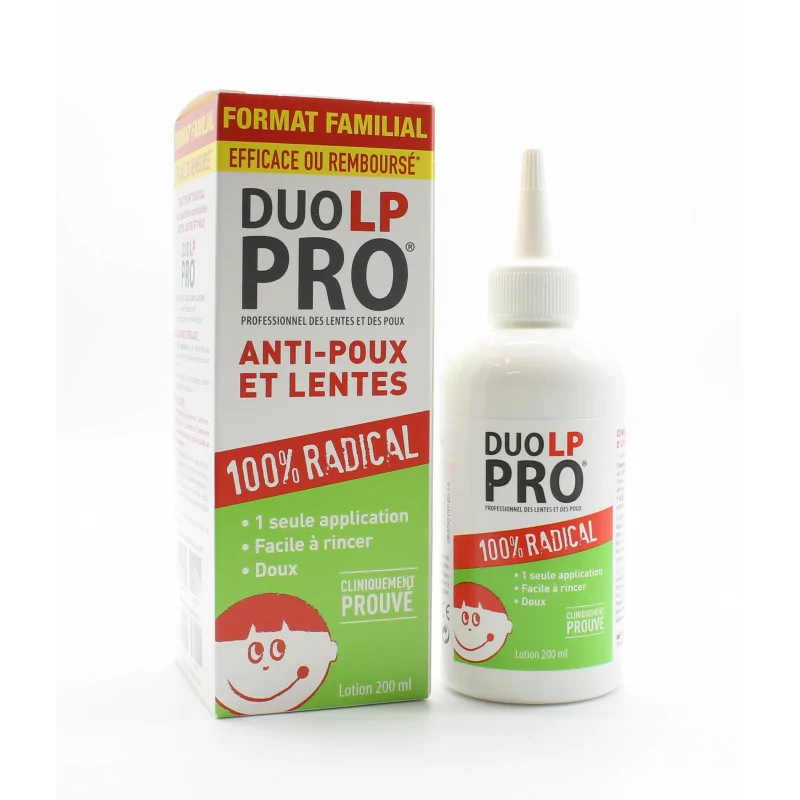 Duo-LP Pro Lotion Anti-Poux et Lentes 200ml + Peigne