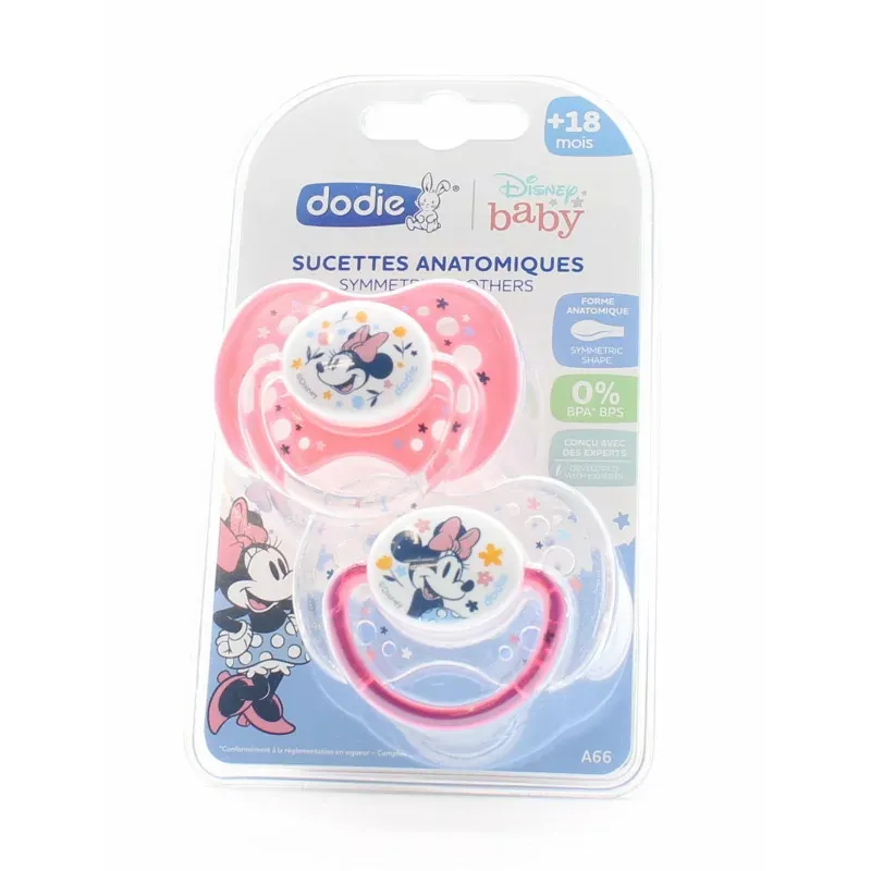Dodie Sucettes Anatomiques +18 mois X2 - Univers Pharmacie