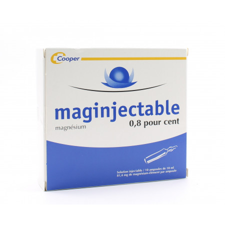 Cooper Maginjectable 0,8% 10X10ml - Univers Pharmacie
