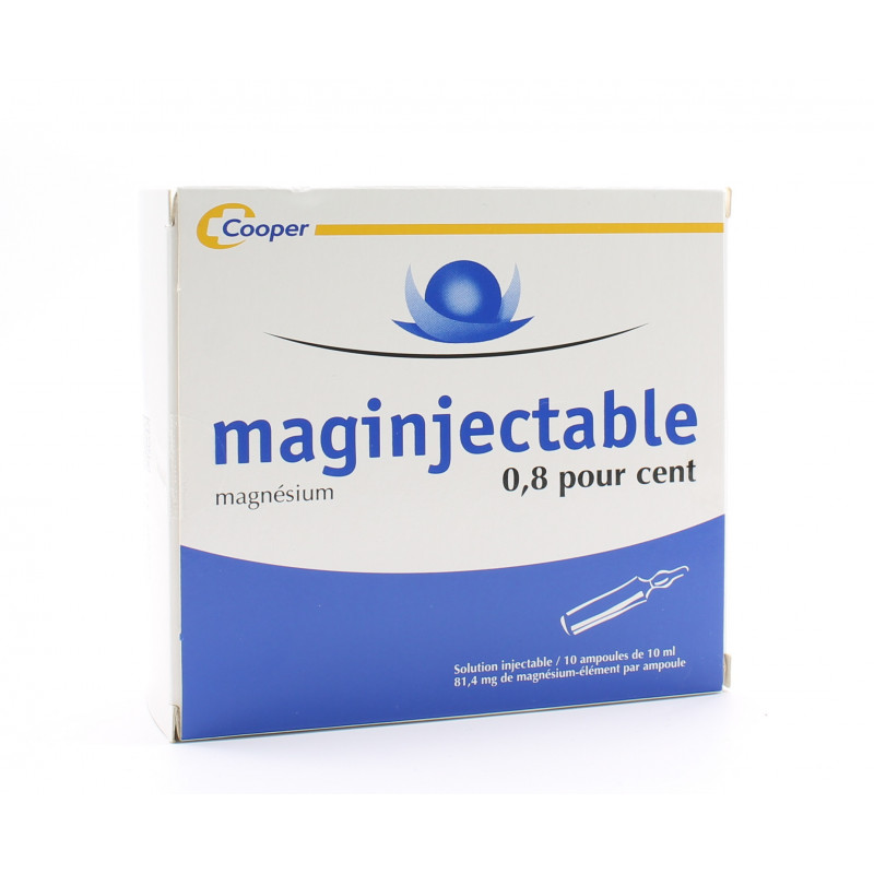 Cooper Maginjectable 0,8% 10X10ml - Univers Pharmacie Cooper Maginjectable 0,8% 10X10ml - Univers Pharmacie