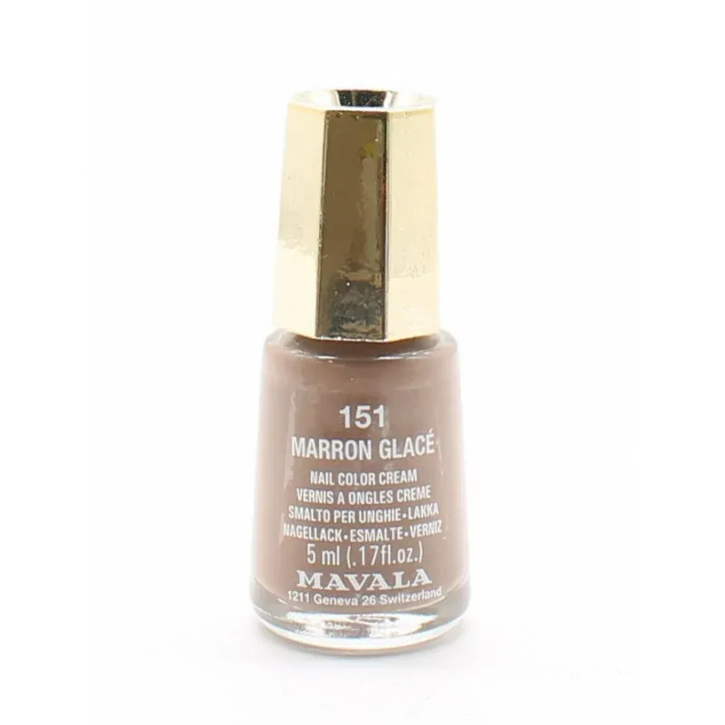 Mavala 151 Marron Glacé Vernis à Ongles 5ml - Univers Pharmacie Mavala 151 Marron Glacé Vernis à Ongles 5ml - Univers Pharmacie