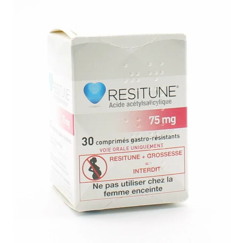 Resitune 75mg 30 comprimés - Univers Pharmacie