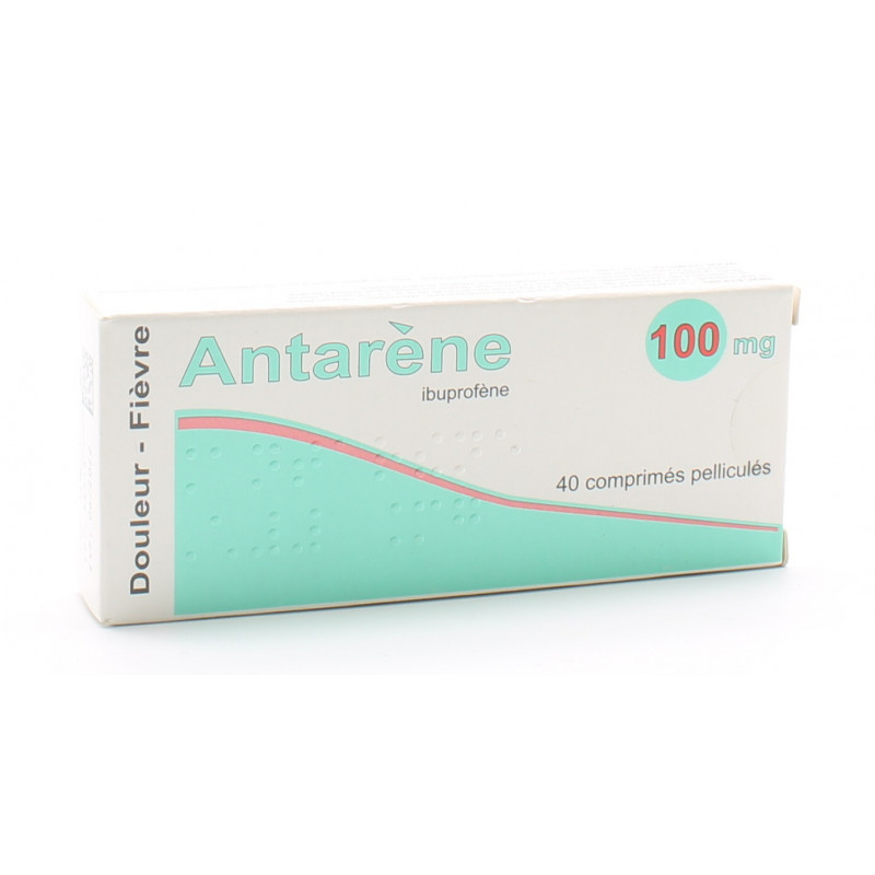 Antarène 100mg 40 comprimés - Univers Pharmacie