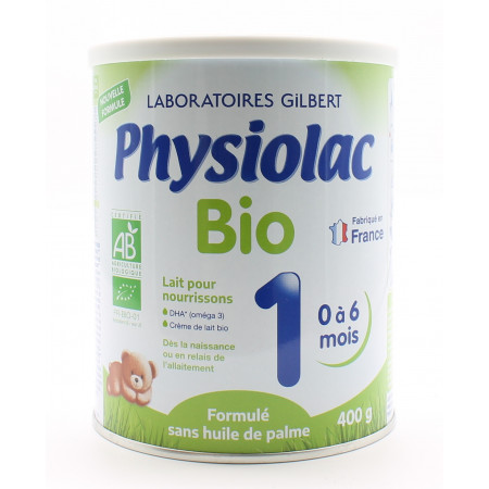 Physiolac Bio 1 400g - Univers Pharmacie