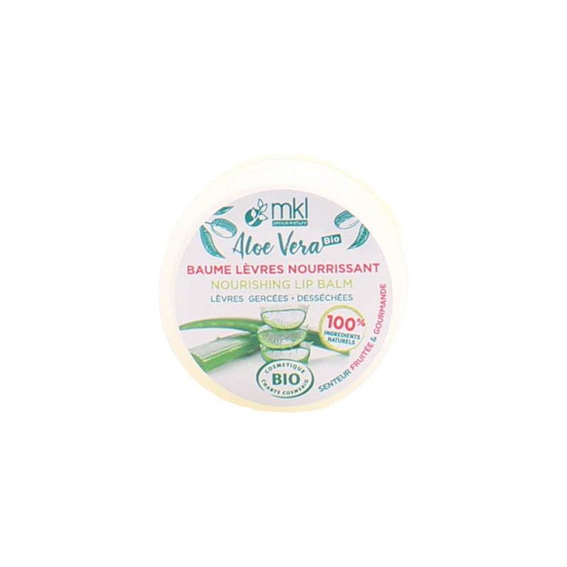 MKL Baume Lèvres Nourrissant Aloe Vera Bio 10ml - Univers Pharmacie MKL Baume Lèvres Nourrissant Aloe Vera Bio 10ml - Univers Pharmacie
