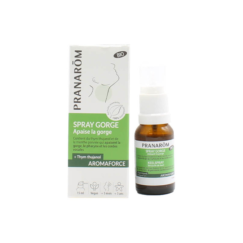 Pranarom Aromaforce Spray Gorge Bio 15ml - Univers Pharmacie