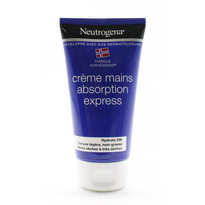 Neutrogena Crème Mains Absorption Express 75ml - Univers Pharmacie