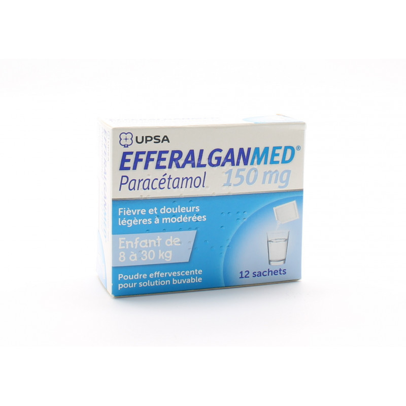 Efferalganmed 150mg 12 sachets - Univers Pharmacie