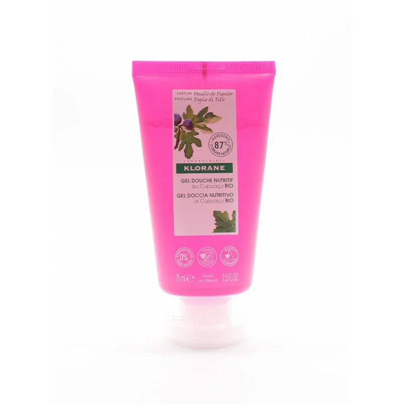 Klorane Gel Douche Feuille de Figuier 75ml - Univers Pharmacie