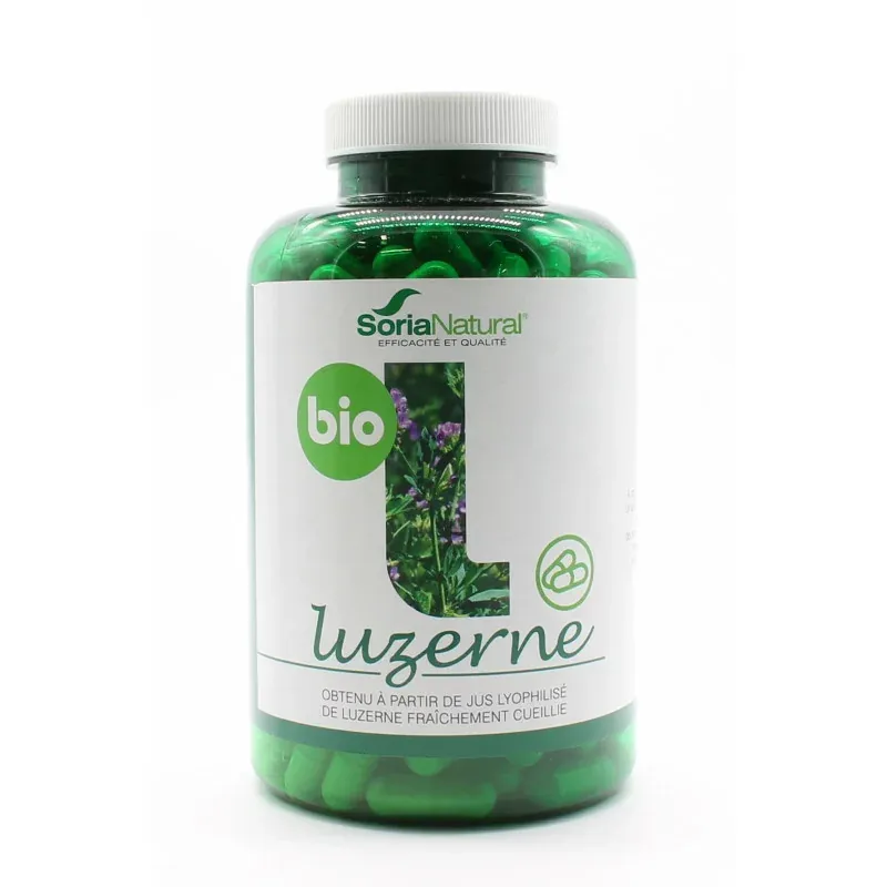 Soria Natural Luzerne Bio 240 gélules - Univers Pharmacie