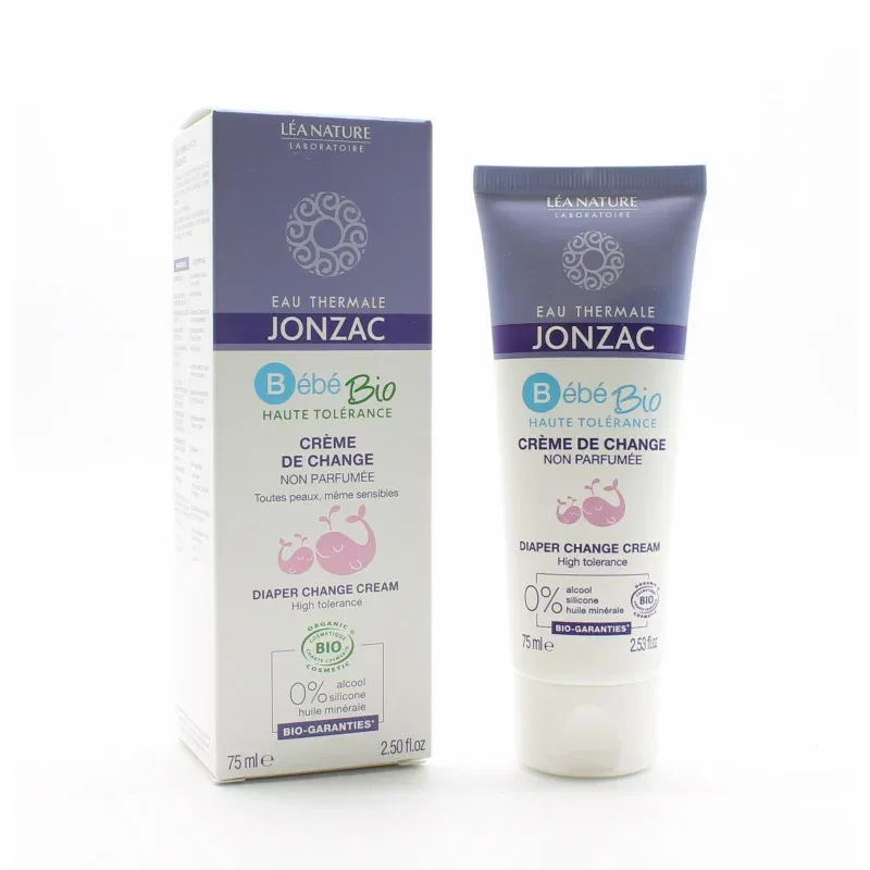 Jonzac Bébé Bio Haute Tolérance Crème de Change 75ml - Univers Pharmacie