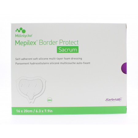 Mepilex Border Protect Sacrum 16 X 20cm 10 Pièces