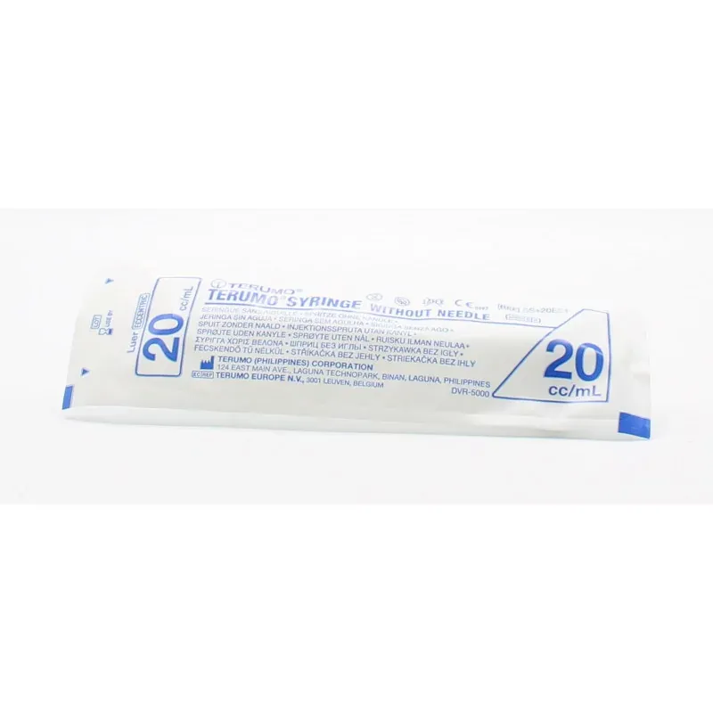Terumo Seringue sans Aiguille Unité 20cc/ml  - Univers Pharmacie