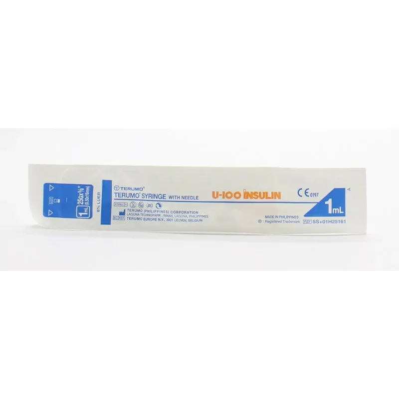 Terumo Seringue avec Aiguille U-100 Insulin 1mL - Univers Pharmacie