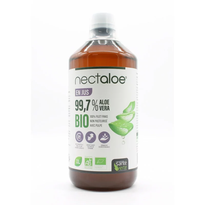 Nectaloe Jus Aloe Vera Bio 99,7% 1 litre