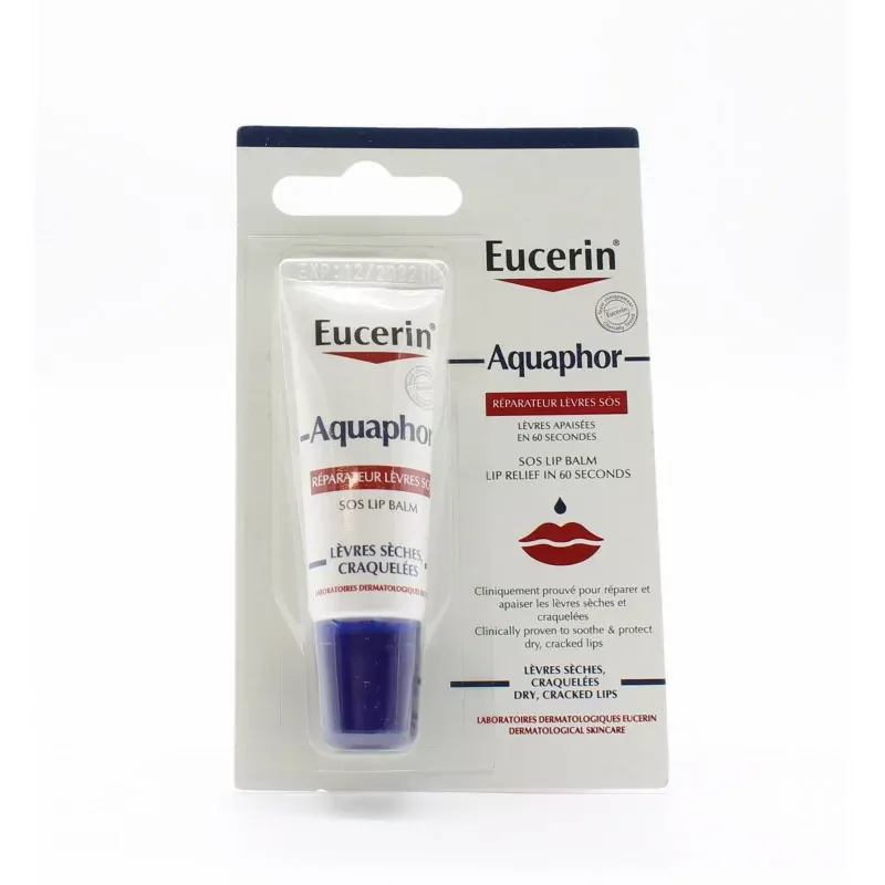 Eucerin Aquafor Réparateur Lèvres SOS 10ml - Univers Pharmacie Eucerin Aquafor Réparateur Lèvres SOS 10ml - Univers Pharmacie