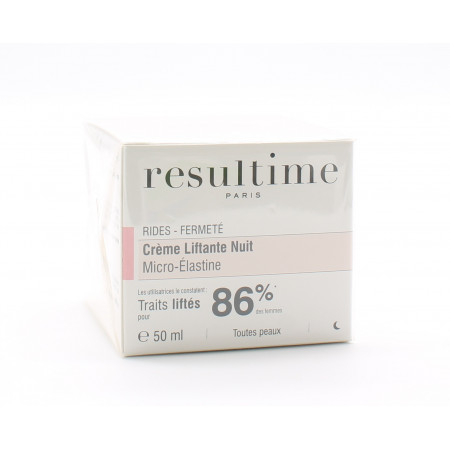 Resultime Crème Liftante Nuit Micro-Elastine 50ml - Univers Pharmacie