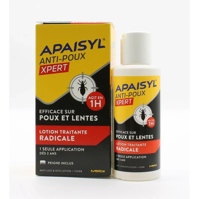 Apaisyl Anti-poux Xpert Lotion Traitante Radicale 100ml - Univers Pharmacie