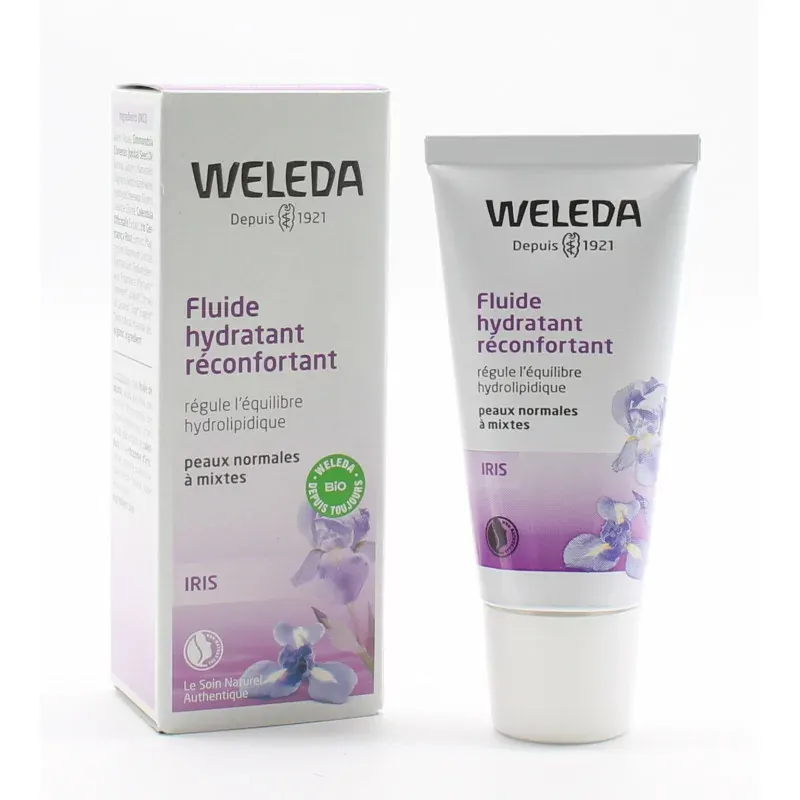 Weleda Iris Fluide Hydratant Réconfortant 30ml - Univers Pharmacie Weleda Iris Fluide Hydratant Réconfortant 30ml - Univers Pharmacie
