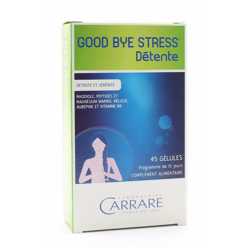 Good Bye Stress Détente 45 gélules - Univers Pharmacie