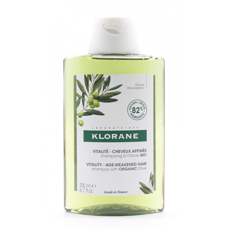 Klorane Shampooing Olivier Bio Vitalité 200ml - Univers Pharmacie Klorane Shampooing Olivier Bio Vitalité 200ml - Univers Pharmacie