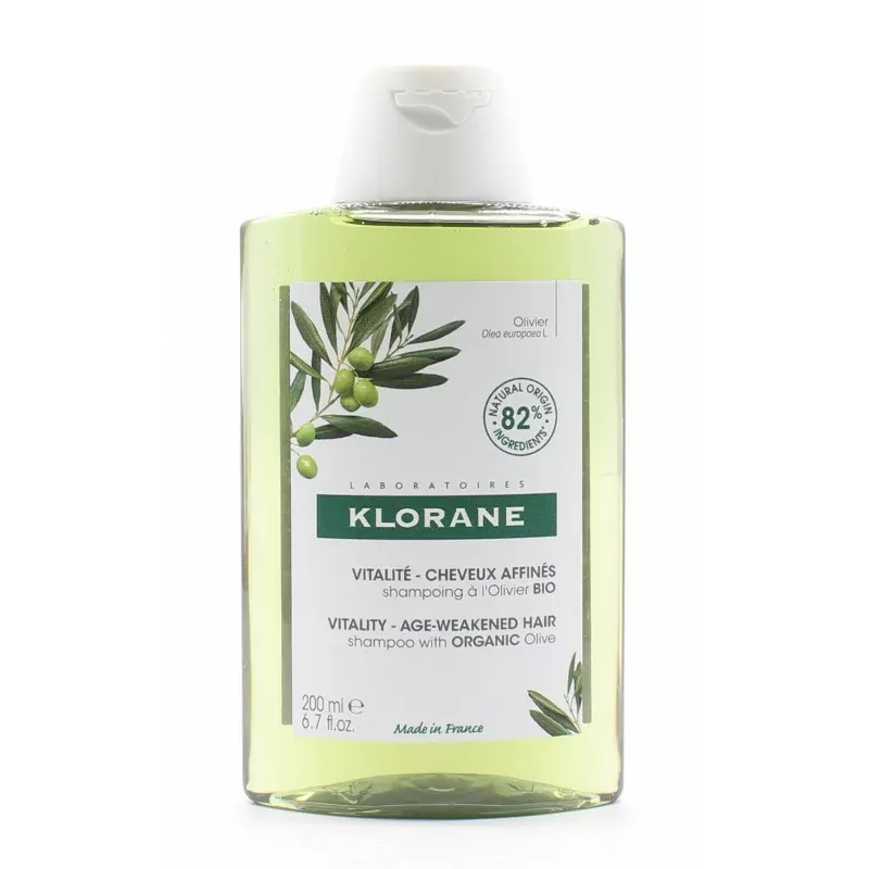 Klorane Shampooing Olivier Bio Vitalité 200ml - Univers Pharmacie