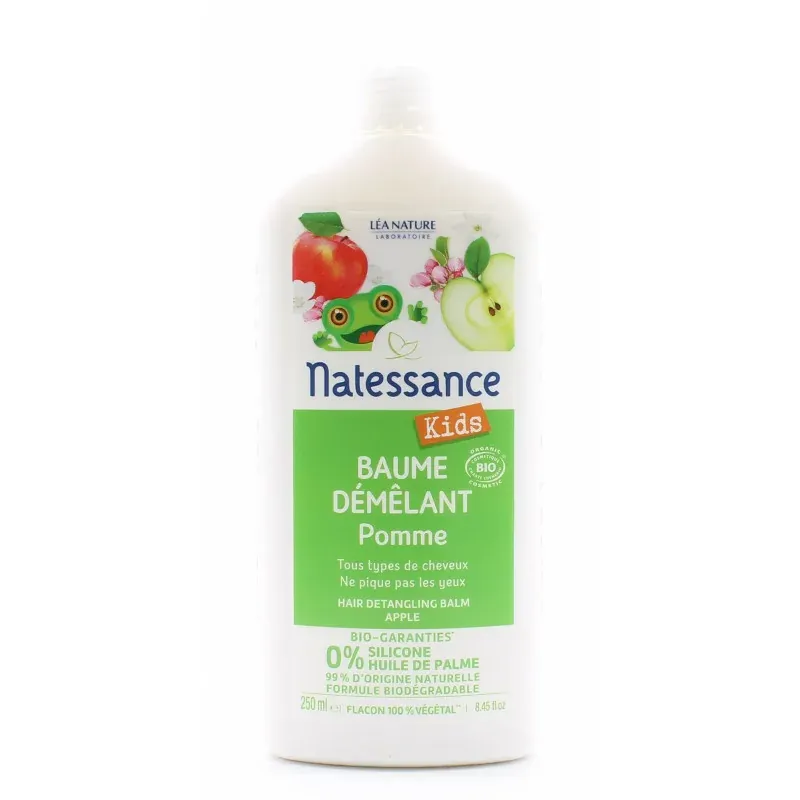 Natessance Kids Baume Démêlant Pomme 250ml - Univers Pharmacie